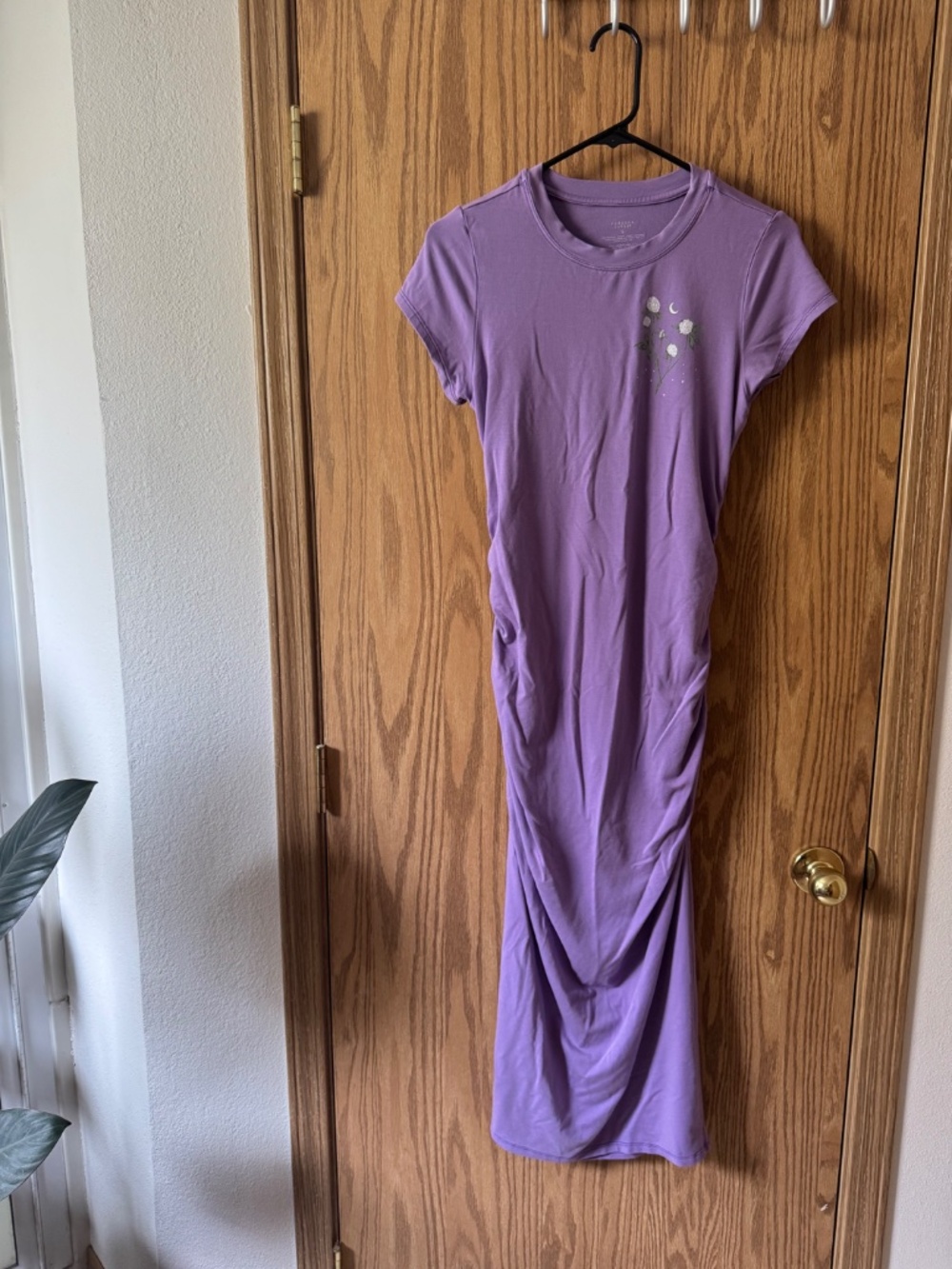 Purusha People White Clover Bodycon Dress- L - Picture 4 of 5